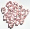 20 18x12x9mm Rose Pink Potato Nugget Beads